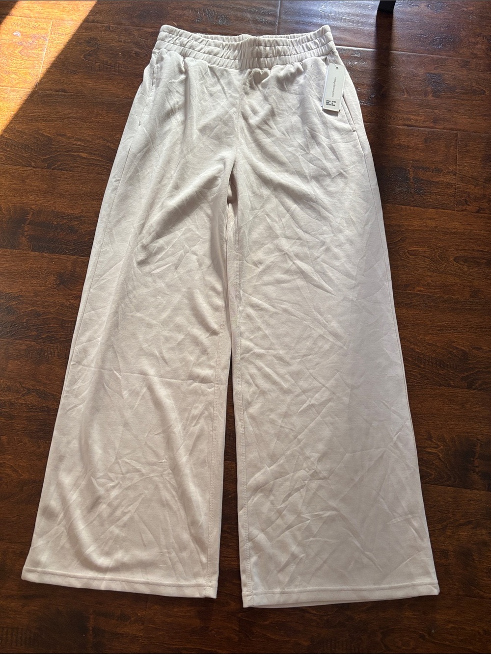 Vintage Havana Wide-Leg Sweatpants in Cream